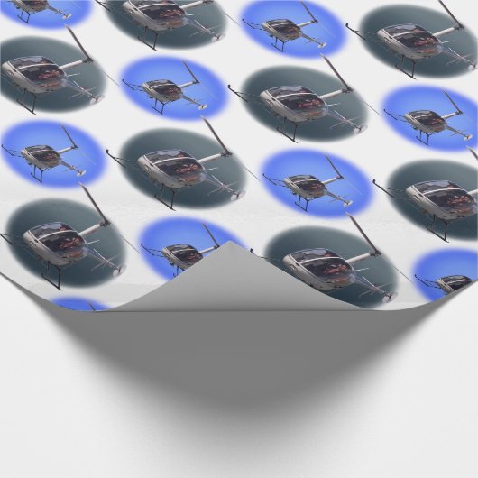 Papier Cadeau Papier de Noël pour hélicoptère (Coin)