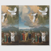 Papier Cadeau Papier de papier de papier d'enveloppement Jésus-C (Plat)