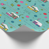 Papier Cadeau Papier de préparation des vacances (Coin)