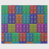 Papier Cadeau Papier de recouvrement de Joker métallique (Plat)