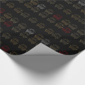 Papier Cadeau Papier de recouvrement de la nativité rétro (Coin)