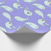 Papier Cadeau Papier de recouvrement de la Unicorne Whales (Coin)