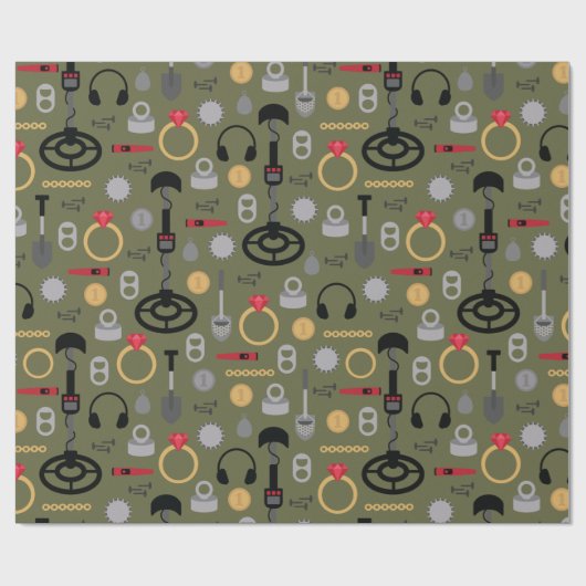 Papier Cadeau Papier de recouvrement de métal (Plat)