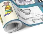 Papier Cadeau Papier de recouvrement de métrognome (Coin rond)