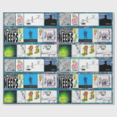 Papier Cadeau Papier de recouvrement de métrognome (Plat)