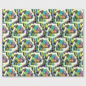 Papier Cadeau Papier de recouvrement de Pitbull (Plat)