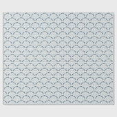Papier Cadeau Papier de recouvrement - Marlins bleus sur plaid (Plat)