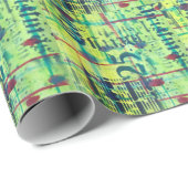 Papier Cadeau Papier de recouvrement - Médias mixtes de Noël (Coin rond)