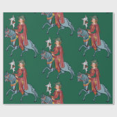 Papier Cadeau Papier de recouvrement médiéval (Plat)