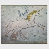 Papier Cadeau Papier de recouvrement ou de découpage Unicorne (Plat)