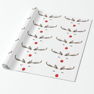 Papier Cadeau Papier de recouvrement Rudolph