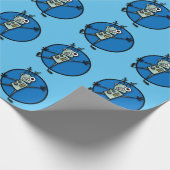PAPIER CADEAU PAPIER DE RÉCUPÉRATION DE ROBOT FUNNY (Coin)