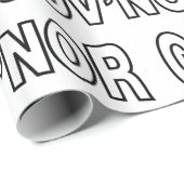 PAPIER CADEAU PAPIER DE WRAPPING GUV'NOR (Coin rond)