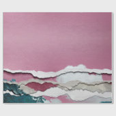 Papier Cadeau papier déchiré (Plat)