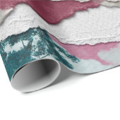 Papier Cadeau papier déchiré lapin (Coin rond)