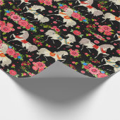 Papier Cadeau Papier décoratif à envelopper pour chevaux (Coin)