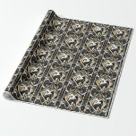 Papier Cadeau Papier décoratif Abstrait moderne à envelopper pou<br><div class="desc">Beau papier décoratif Abstrait moderne à enveloppement de chats noirs</div>