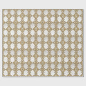 Papier Cadeau Papier décoratif d'écorce d'or (Plat)