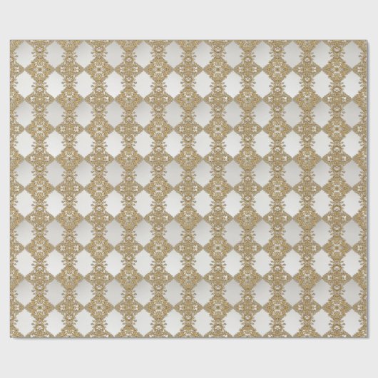 Papier Cadeau Papier décoratif d'écorce d'or (Plat)