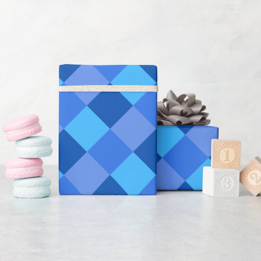 Papier Cadeau Papier d'écrêtage bleu (Baby Shower)