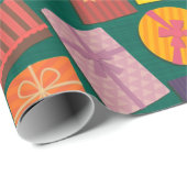 Papier Cadeau Papier d'emballage (Coin rond)