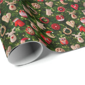 Papier Cadeau Papier d'emballage (Coin rond)