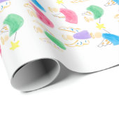 Papier Cadeau Papier d'emballage (Coin rond)