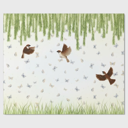 Papier Cadeau Papier d'emballage (Plat)