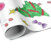 Papier Cadeau Papier d'emballage (Coin rond)