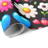 Papier Cadeau Papier d'emballage (Coin rond)