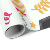 Papier Cadeau Papier d'emballage (Coin rond)