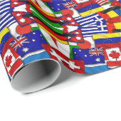 Papier Cadeau Papier d'emballage (Coin rond)