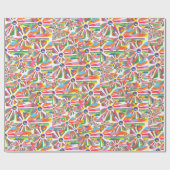 Papier Cadeau Papier d'emballage (Plat)