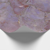 Papier Cadeau Papier d'emballage à motif marbré jade violet (Coin)