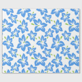 Papier Cadeau papier d'emballage à temps hawaïen (Plat)