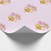 Papier Cadeau Papier d'emballage à thème crème glacée de douche  (Coin)