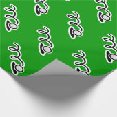 Papier Cadeau Papier d'emballage à thème de golf (Coin)