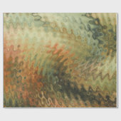 Papier Cadeau Papier d'emballage Abstrait d'automne (Plat)