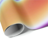 Papier Cadeau papier d'emballage abstrait liquide (Coin rond)