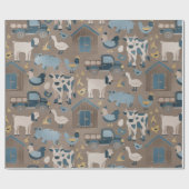 Papier Cadeau Papier d'emballage agricole (Plat)