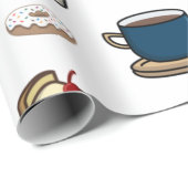 Papier Cadeau Papier d'emballage alimentaire (Coin rond)