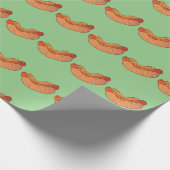Papier Cadeau Papier d'emballage alimentaire pour chien chaud (Coin)