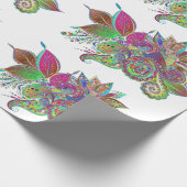 Papier Cadeau papier d'emballage arc-en-ciel (Coin)