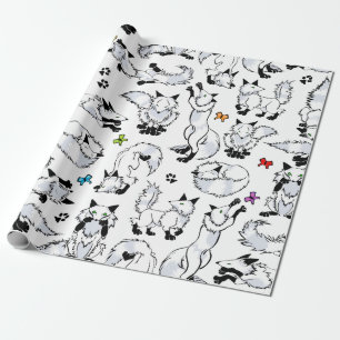 Papier Cadeau Papier d'emballage arctique de Fox - choisissez