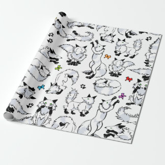 Papier Cadeau Papier d'emballage arctique de Fox - choisissez