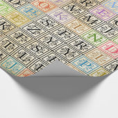 Papier Cadeau papier d'emballage avec des mots de motivation (Coin)