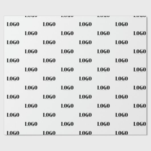 Papier Cadeau Papier d'emballage avec logo de société Emballage (Plat)