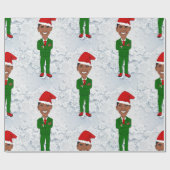 Papier Cadeau papier d'emballage barack obama santas (Plat)
