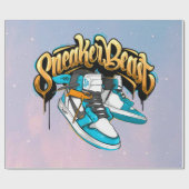 Papier Cadeau Papier d'emballage basket cool (Plat)