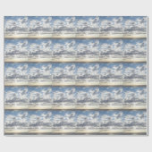 Papier Cadeau Papier d'emballage Beaux Nuages (Plat)
